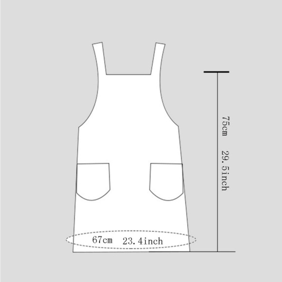 Cute plaid Apron - Picture 3 of 5